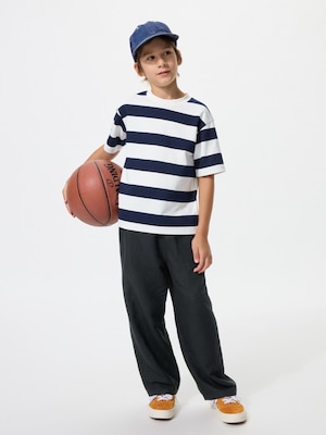 Linen Blend Wide Easy Pants