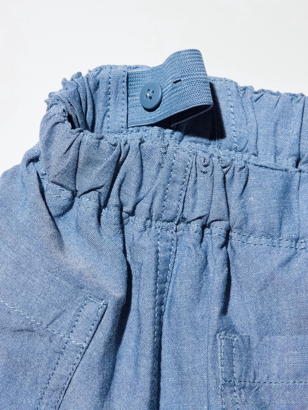 Linen Blend Wide Easy Pants