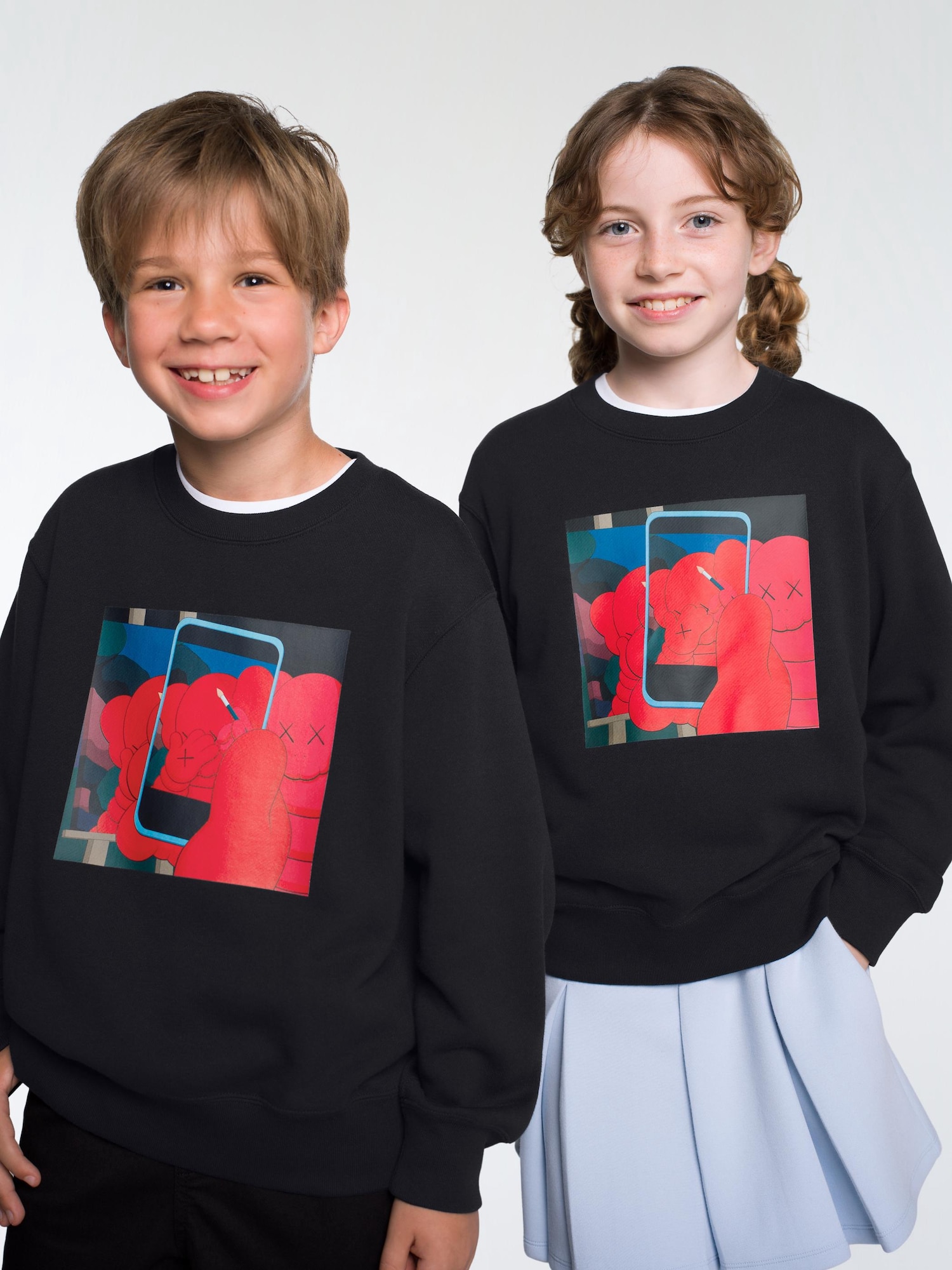 KIDS KAWS WARHOL SWEATSHIRT UNIQLO MY