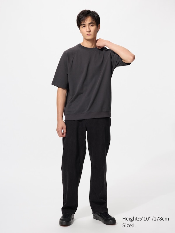Wash Cotton Oversized Crew Neck T-Shirt