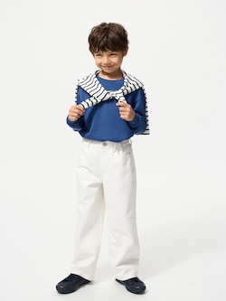 Wide Fit Straight Jeans | Pull-On