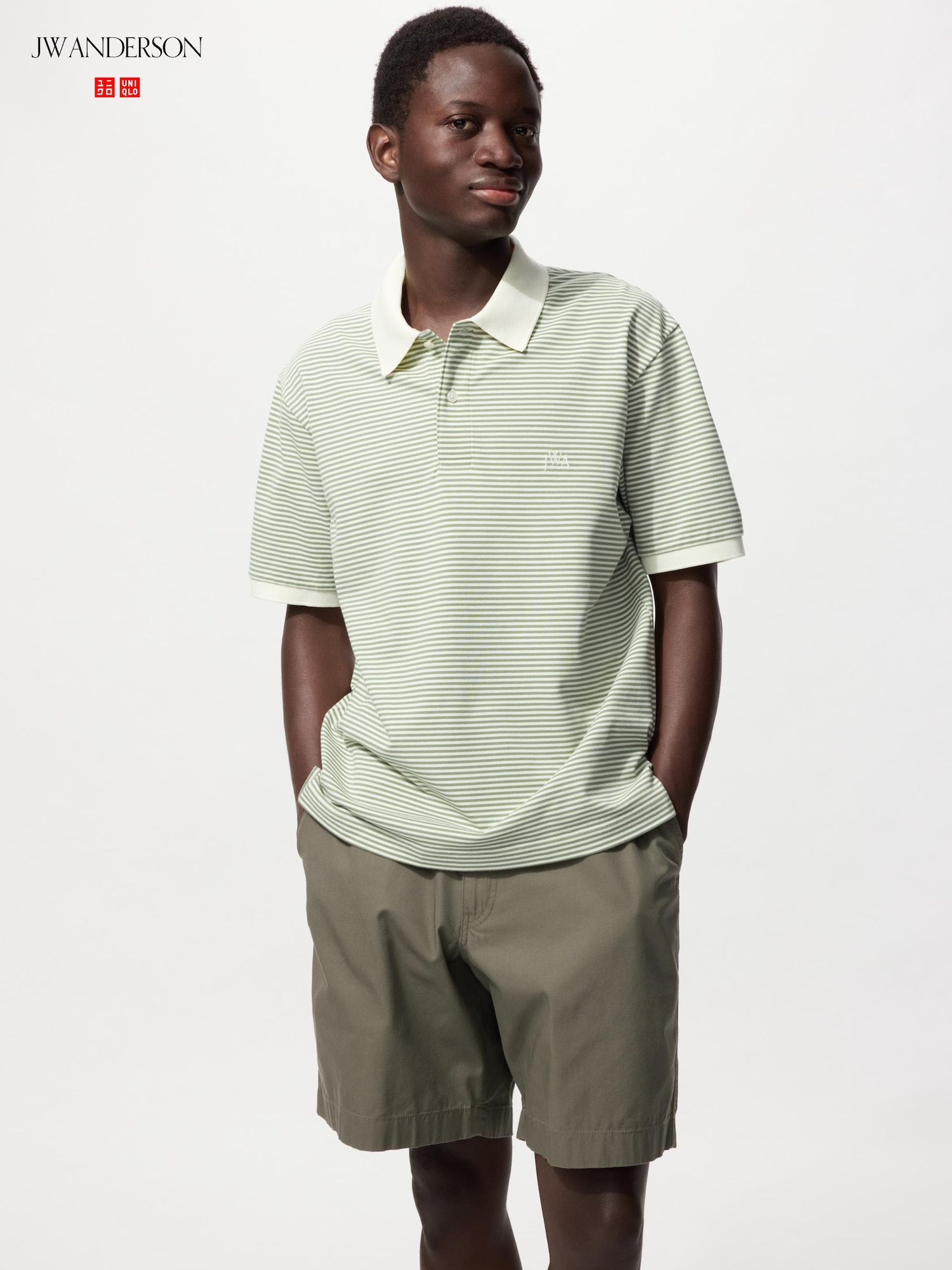 Unisex Dry Pique Polo Shirt | Short Sleeve | Stripe | UNIQLO MY