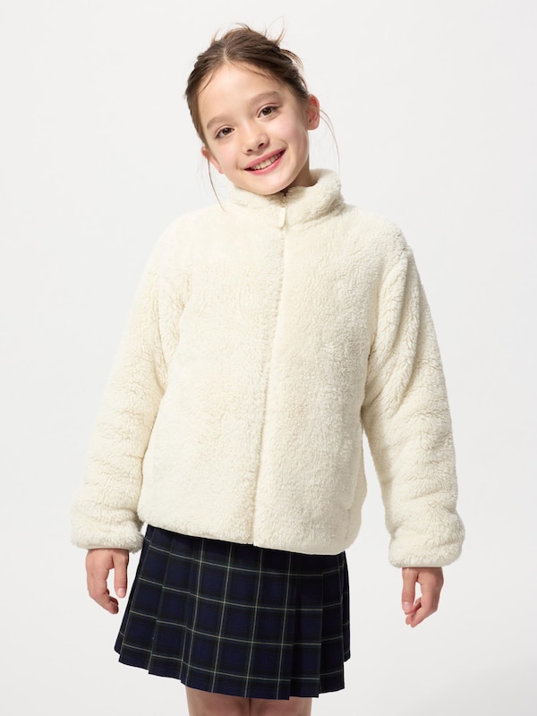 Fluffy Yarn Fleece Full-Zip Jacket