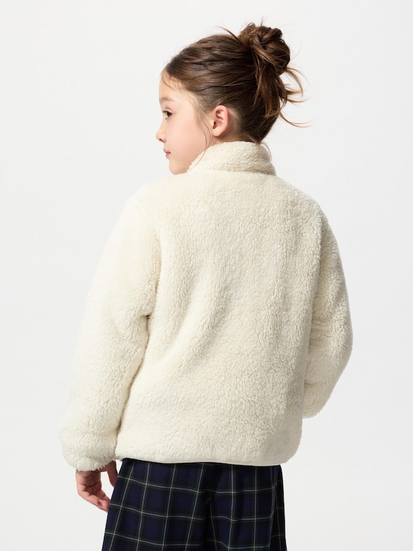 Fluffy Yarn Fleece Full-Zip Jacket