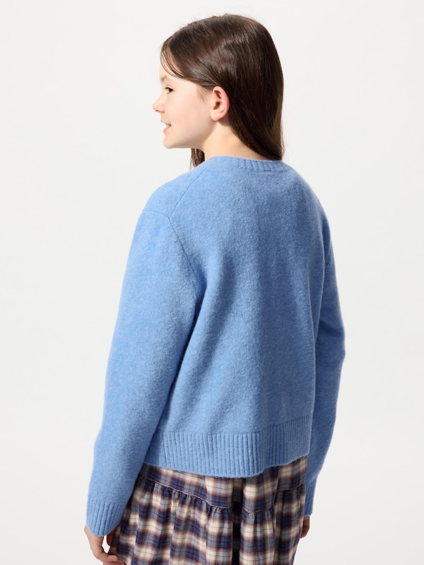 GIRLS Souffle Yarn Cardigan