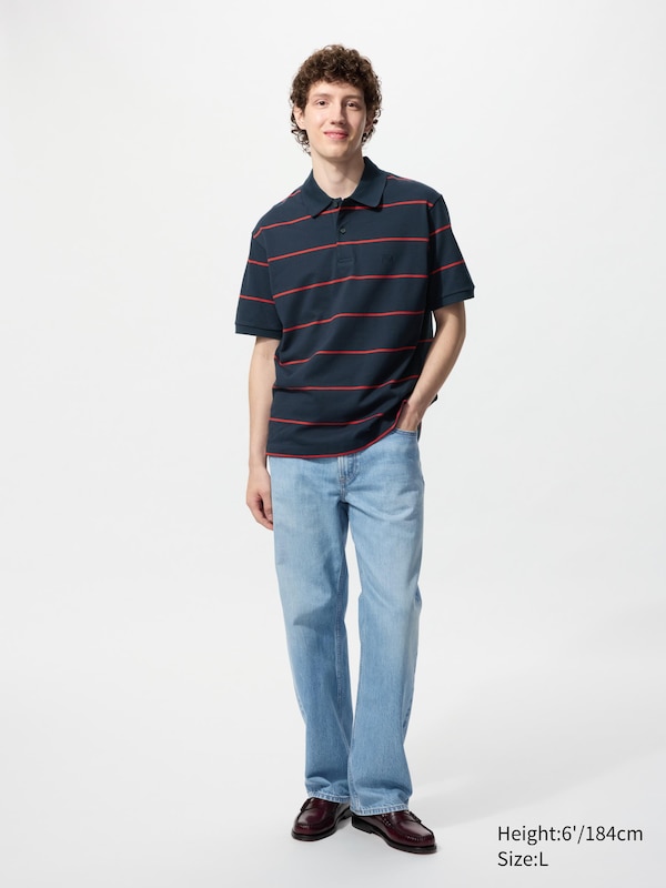 Dry Pique Polo Shirt | Short Sleeve | Stripe