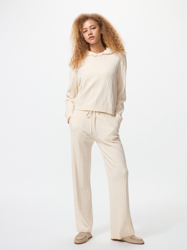 Washable Knit Cable Hoodie | Co-ord