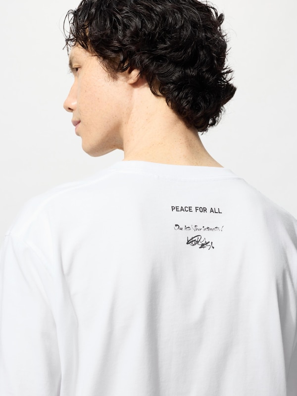 PEACE FOR ALL Short Sleeve Graphic T-shirt | Ichiro Suzuki
