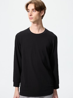 HEATTECH Extra Warm Cotton Crew Neck T-Shirt
