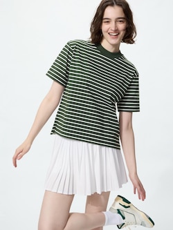 AIRism Cotton T-shirt | Short Sleeve | Stripe