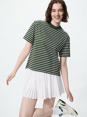 AIRism Cotton T-shirt | Short Sleeve | Stripe