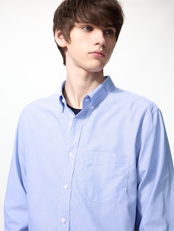 Cotton Broadcloth Shirt | Long Sleeve | Hairline