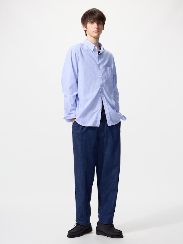 Cotton Broadcloth Shirt | Long Sleeve | Hairline