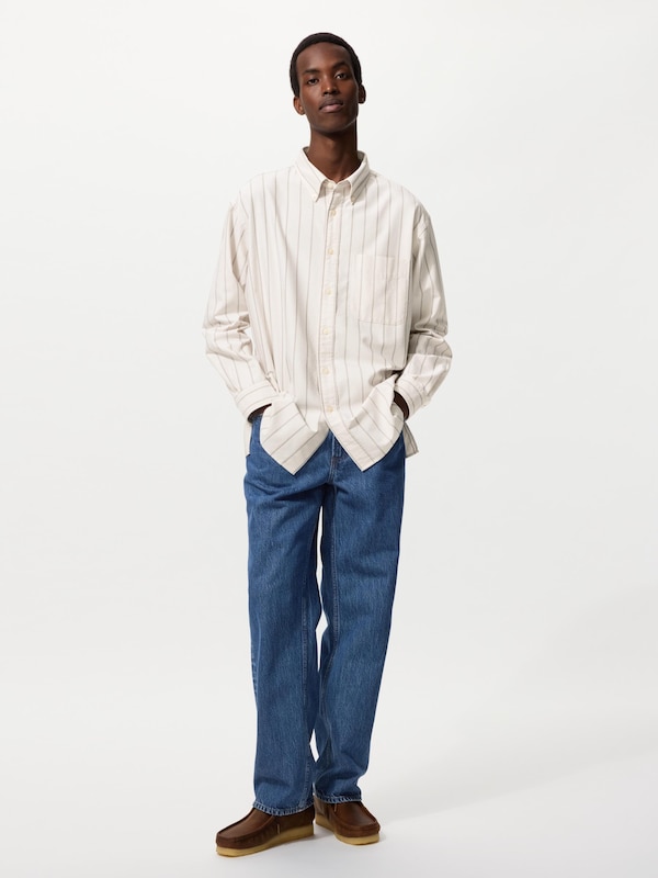 Oxford Oversized Shirt | Long Sleeve | Stripe