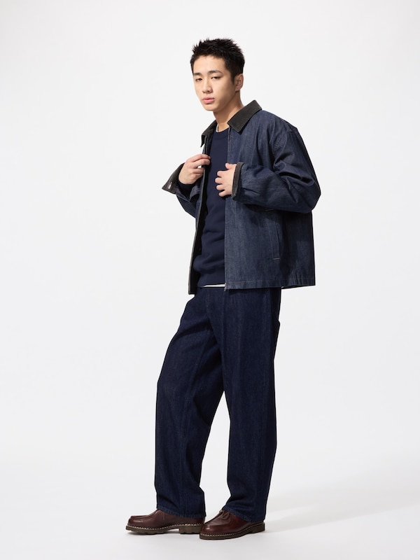 Zip Up Short Blouson | Denim