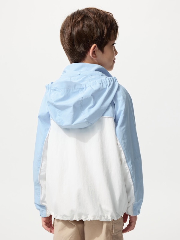 Pocketable UV Protection Parka | Bicolour