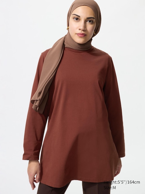 AIRism Cotton Relaxed Long T