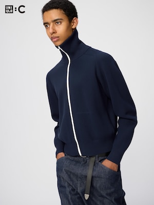 Washable Milano Ribbed Full Zip Cardigan