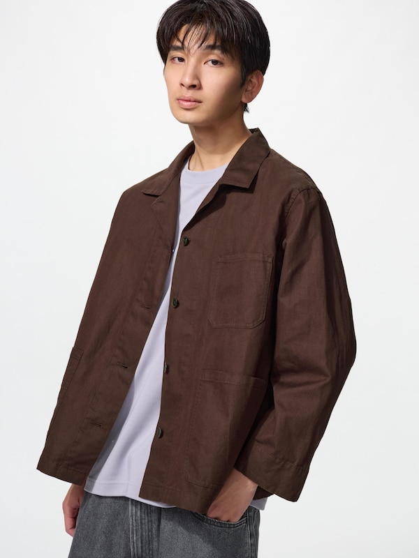Linen Blend Coverall