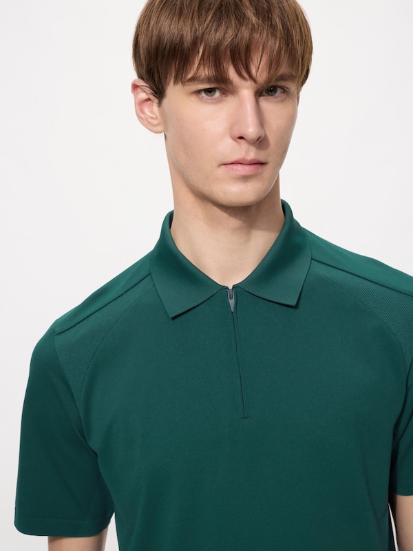 DRY-EX Half-Zip Polo Shirt