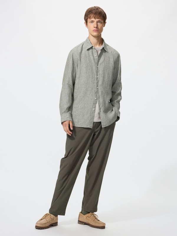 Premium Linen Shirt | Long Sleeve | Stripe