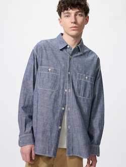 Chambray Overshirt | Long Sleeve