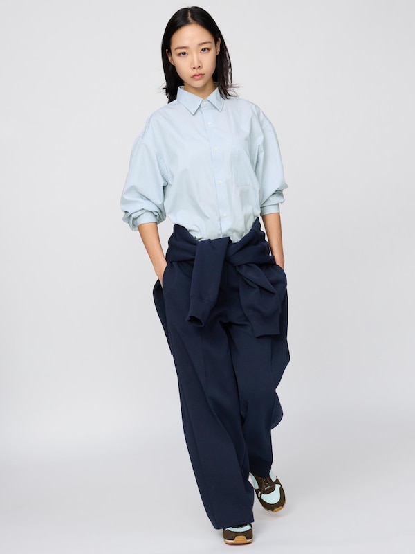 Broadcloth Oversized Shirt | Long Sleeve
