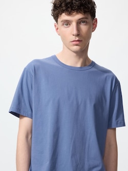 AIRism Cotton Crew Neck T-Shirt | Short Sleeve