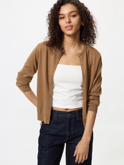 UV Protection Crew Neck Cardigan