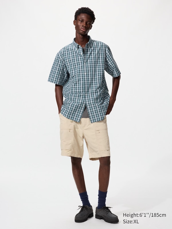 Dry Broadcloth Shirt | Short Sleeve | Checked