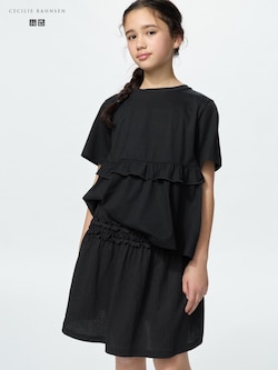 GIRLS Shirring Skort