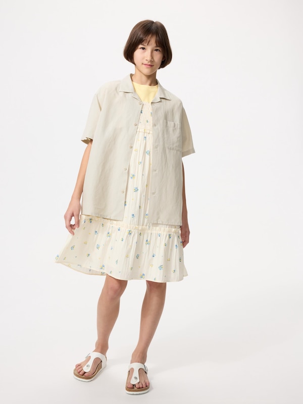 Open Collar Shirt | Short Sleeve