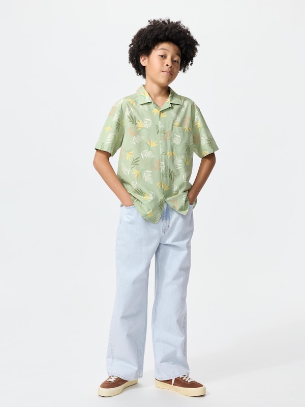 Open Collar Shirt | Short Sleeve | Print