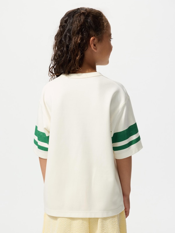 AIRism Cotton Graphic Crew Neck T-Shirt