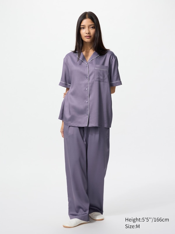 Satin Pajamas | Short Sleeve