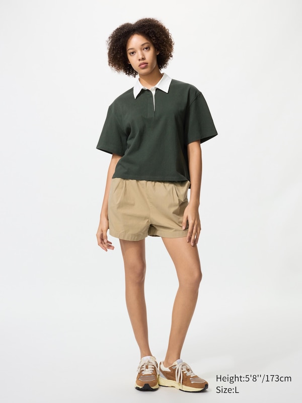 Washed Cotton Polo Shirt | Short Sleeve