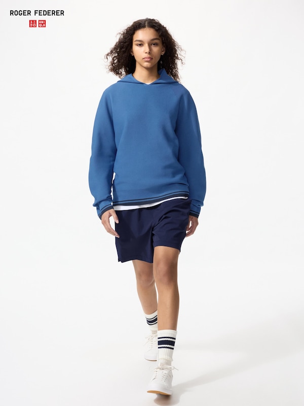 Washable 3D Knit Pullover Hoodie