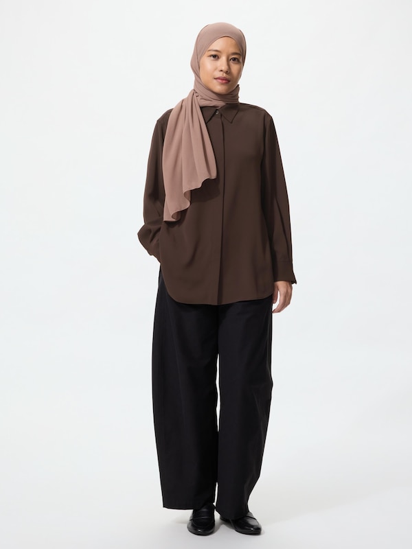 Drape Long Shirt | Long Sleeve