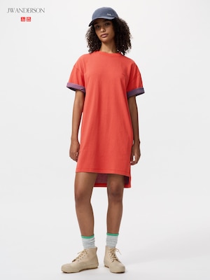 Oversized Bi Colour T Dress