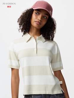 Polo Sweater Short Sleeve | Stripe