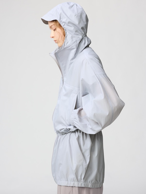 UV Protection Sheer Oversized Parka