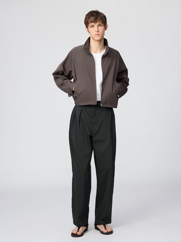 Cotton Blend Short Blouson