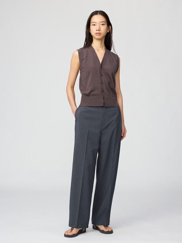 Washable Button Down Knitted Vest