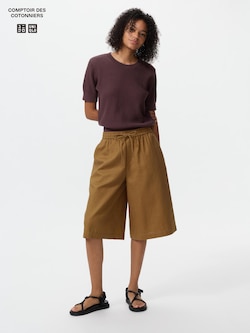 Linen Blend Culotte