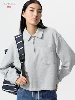 Half Zip Sweat Shirt