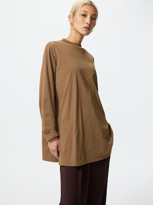 AIRism Cotton Relaxed Long T-shirt | Long Sleeve