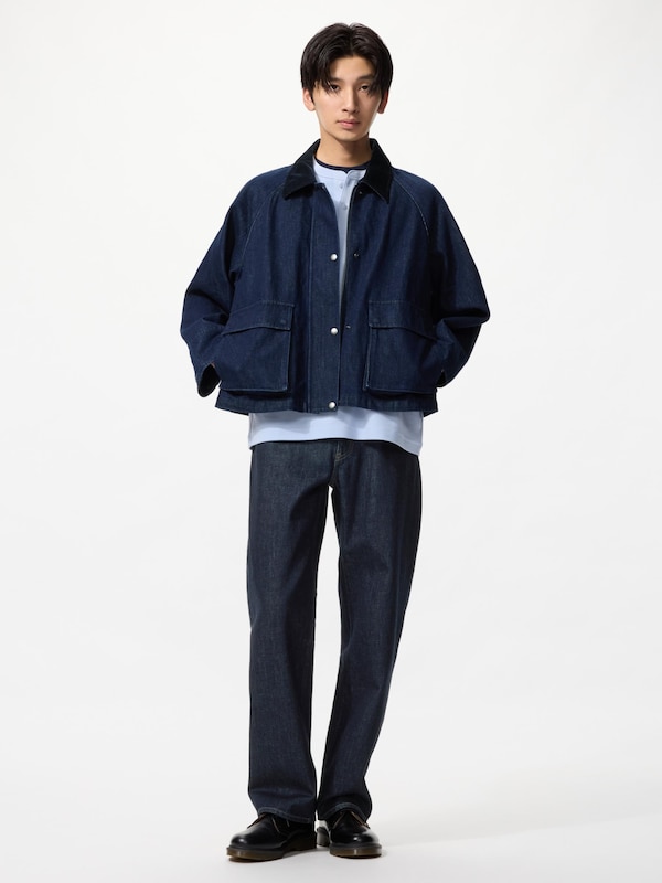 Utility Short Jacket | Denim