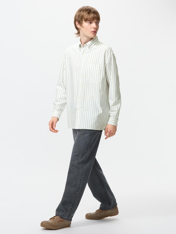 Oxford Oversized Shirt | Long Sleeve | Stripe