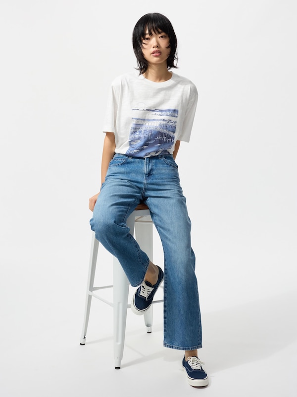 Ukiyo-e Blue UT (Short Sleeve Graphic T-Shirt)