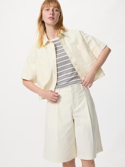 Jersey Pleated Long Shorts